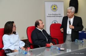 Presidente Daniel Ortega participa en Foro Regional de Solidaridad Olímpica