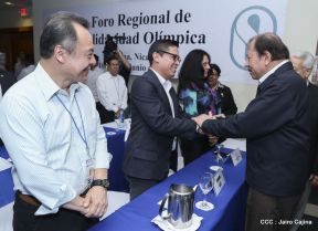 Presidente Daniel Ortega participa en Foro Regional de Solidaridad Olímpica