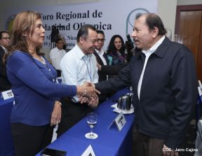 Presidente Daniel Ortega participa en Foro Regional de Solidaridad Olímpica