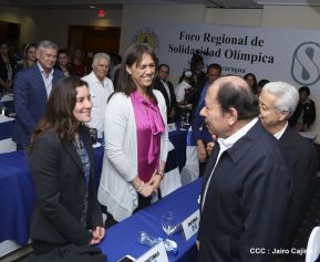 Presidente Daniel Ortega participa en Foro Regional de Solidaridad Olímpica
