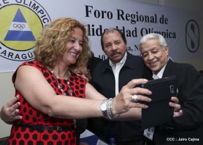 Presidente Daniel Ortega participa en Foro Regional de Solidaridad Olímpica
