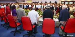 Comandante Daniel y Compañera Rosario encabezan Congreso Sandinista Nacional