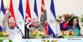 Comandante Daniel y Compañera Rosario encabezan Congreso Sandinista Nacional