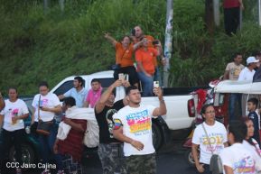 Daniel y Rosario junto al pueblo celebran 38 años del Repliegue a Masaya