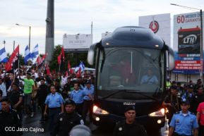 Daniel y Rosario junto al pueblo celebran 38 años del Repliegue a Masaya