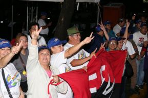 Daniel y Rosario junto al pueblo celebran 38 años del Repliegue a Masaya