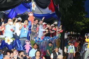 Daniel y Rosario junto al pueblo celebran 38 años del Repliegue a Masaya