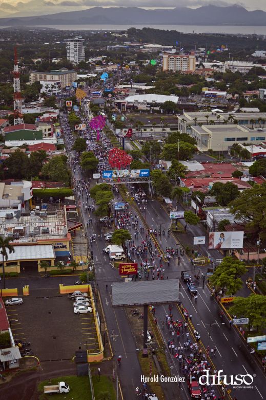 Imágenes aéreas del Repliegue a Masaya