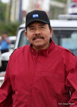 Daniel y Rosario junto al pueblo celebran 38 años del Repliegue a Masaya