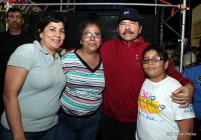 Daniel y Rosario junto al pueblo celebran 38 años del Repliegue a Masaya