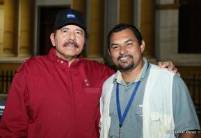 Daniel y Rosario junto al pueblo celebran 38 años del Repliegue a Masaya