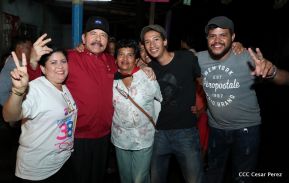 Daniel y Rosario junto al pueblo celebran 38 años del Repliegue a Masaya