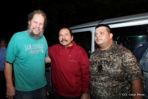 Daniel y Rosario junto al pueblo celebran 38 años del Repliegue a Masaya