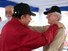 Daniel y Rosario junto al pueblo celebran 38 años del Repliegue a Masaya