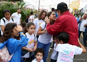 Daniel y Rosario junto al pueblo celebran 38 años del Repliegue a Masaya