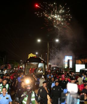 Daniel y Rosario junto al pueblo celebran 38 años del Repliegue a Masaya