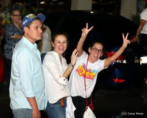 Daniel y Rosario junto al pueblo celebran 38 años del Repliegue a Masaya