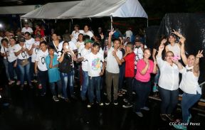 Daniel y Rosario junto al pueblo celebran 38 años del Repliegue a Masaya