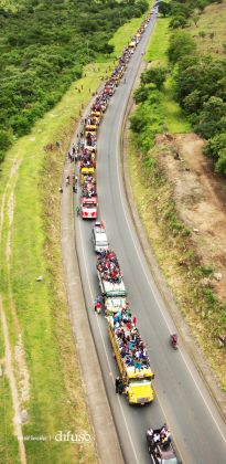 Caravanas de la Victoria llegan a Managua