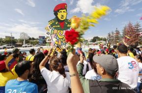 Nicaragua rinde homenaje al Comandante Eterno Hugo Chávez en el 63 aniversario de su natalicio