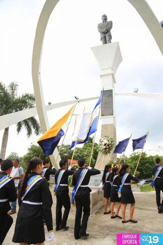 Juventud Sandinista rinde homenaje al mártir Rigoberto López Pérez