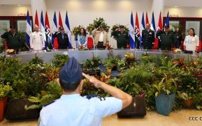 Acto del 38 aniversario de la Fuerza Aérea del Ejército de Nicaragua