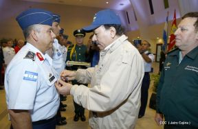 Acto del 38 aniversario de la Fuerza Aérea del Ejército de Nicaragua