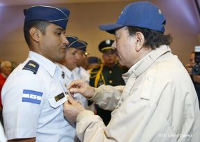 Acto del 38 aniversario de la Fuerza Aérea del Ejército de Nicaragua