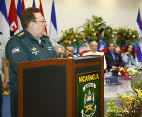 Acto del 38 aniversario de la Fuerza Aérea del Ejército de Nicaragua