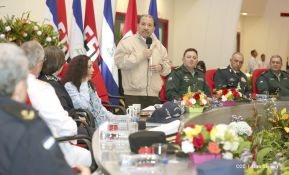 Acto del 38 aniversario de la Fuerza Aérea del Ejército de Nicaragua