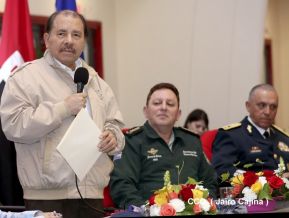 Acto del 38 aniversario de la Fuerza Aérea del Ejército de Nicaragua