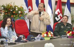 Acto del 38 aniversario de la Fuerza Aérea del Ejército de Nicaragua