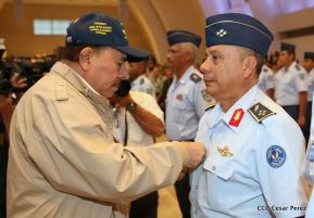 Acto del 38 aniversario de la Fuerza Aérea del Ejército de Nicaragua