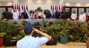 Acto del 38 aniversario de la Fuerza Aérea del Ejército de Nicaragua