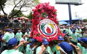 Santo Domingo de Guzmán peregrina a Managua