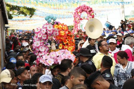 Santo Domingo de Guzmán peregrina a Managua