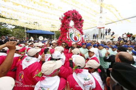 Santo Domingo de Guzmán peregrina a Managua