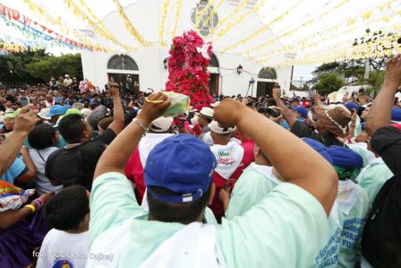 Santo Domingo de Guzmán peregrina a Managua