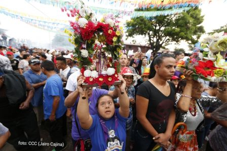 Santo Domingo de Guzmán peregrina a Managua