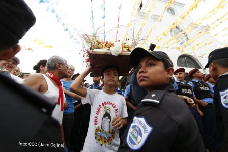 Santo Domingo de Guzmán peregrina a Managua