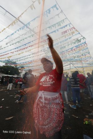 Santo Domingo de Guzmán peregrina a Managua
