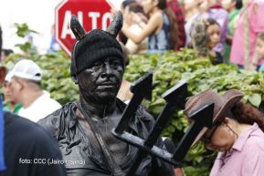 Santo Domingo de Guzmán peregrina a Managua