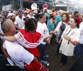 Santo Domingo de Guzmán peregrina a Managua