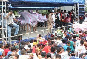 Santo Domingo de Guzmán peregrina a Managua