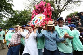 Santo Domingo de Guzmán peregrina a Managua