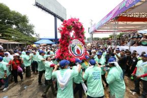 Santo Domingo de Guzmán peregrina a Managua