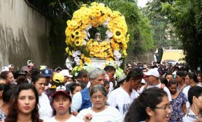 Santo Domingo ya se encuentra en su trono de Las Sierritas