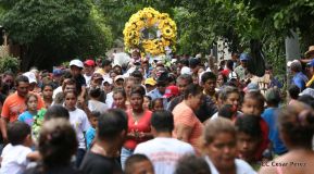 Santo Domingo ya se encuentra en su trono de Las Sierritas