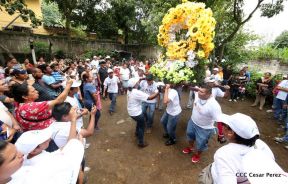 Santo Domingo ya se encuentra en su trono de Las Sierritas