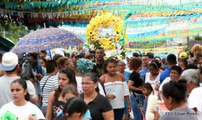 Santo Domingo ya se encuentra en su trono de Las Sierritas